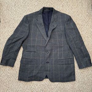 DAKS London Men's Tweed Check 100%‎ Pure New Wool Perfect Blazer Jacket 42 S